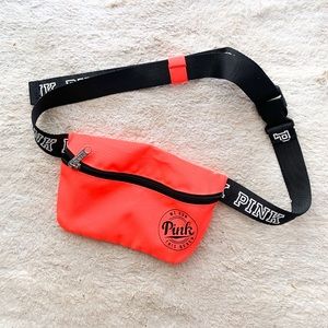 Bright Orange/Pink Fanny Pack By Pink